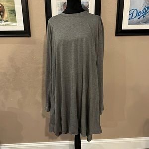 NWOT Molerani Gray T-Shirt Swing Dress